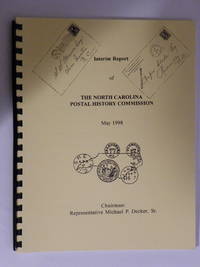 (Postmark history, philatelic) Interim Report of The North Carolina Postal History Commission