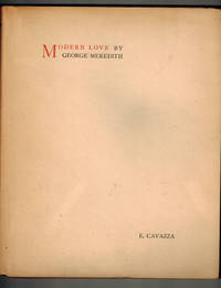 Modern Love by Meredith, George - 1891