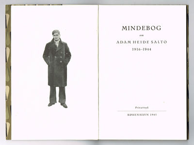 Mindebog om Adam Heide Salto 1916-1944.