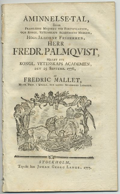 Åminnelse-tal, öfver framledne majoren vid…