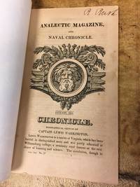 ANALECTIC MAGAZINE AND NAVAL CHRONICLE, VOL. VII, NO. 37 [Rush's Copy] [Signed]