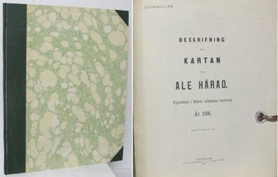 Beskrifning till kartan öfver Ale härad. …
