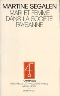 Mari et femme dans la société paysanne.