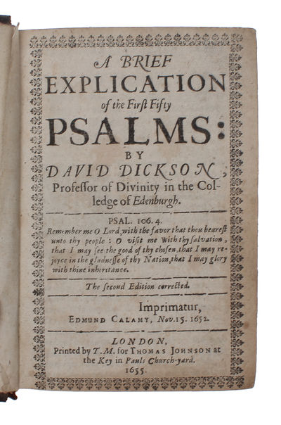 A Brief Explication of the First Fifty Psalms. (photo 2)