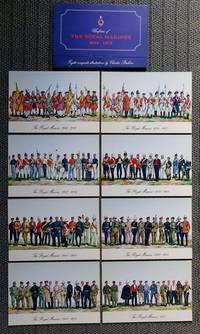 image of UNIFORMS OF THE ROYAL MARINES, 1664-1973. EIGHT COMPOSITE ILLUSTRATIONS BY CHARLES STADDEN.