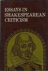 Essays in Shakespearean Criticism.