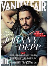 cover of VANITY FAIR - JOHNNY DEPP