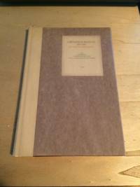 cover of Lawrence Weaver, 1876-1930: an annotated bibliography
