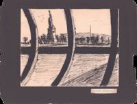 Portfolio of Drawings and Memoir Documenting a Forty-Day Internment at Ellis Island While Fleeing Nazi Persecution in 1941