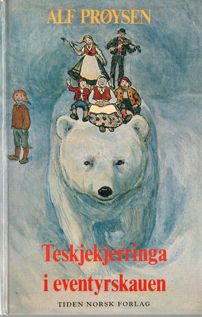Teskjekjerringa i eventyrskauen. Med tegninger av…