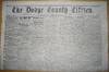 1857 "Kellog's premium Ambrotype and Daguerreotype Gallery" Ad in Dodge County Newspaper