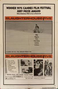 Slaughter House Five (movie poster) by Vonnegut, Kurt (novel). Screenplay by Stephen Geller. Directed by George Ray Hill. Produced by Paul Monash - 1972