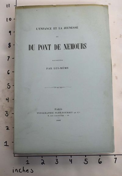 L'enfance et la jeunesse de Du Pont de Nemours