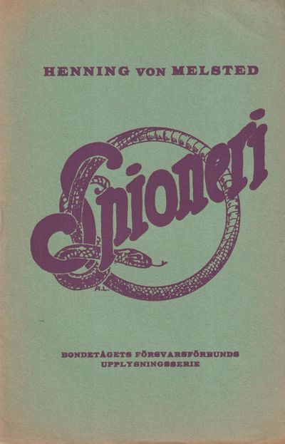 Spioneri [= omslagstitel].