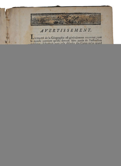 Atlas, et Tables élémentaires de Géographie, ancienne et moderne; Adopté par plusiuers Ecoles Royales Militaires. Nouvelle Édition. (photo 5)