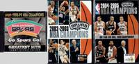 cover of San Antonio Spurs NBA Champions 98-99, 02-03 and 04-05, 3 DVDs