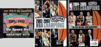 San Antonio Spurs NBA Champions 98-99, 02-03 and 04-05, 3 DVDs