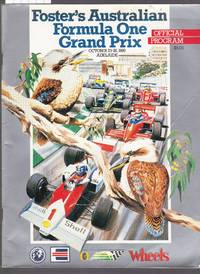 image of Fosters 1986 Australian Formula One Grand Prix Official Program October 23-26 1986