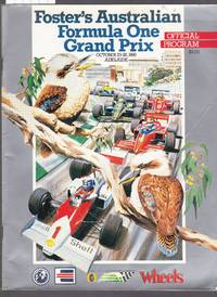 Fosters 1986 Australian Formula One Grand Prix Official Program  October 23-26 1986