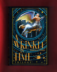 cover of A Wrinkle in Time (Trilogy): A Wrinkle in Time, A Wind in the Door, A Swiftly Tilting Planet. 2015 Decorative Bonded Leather Bound B&N Edition