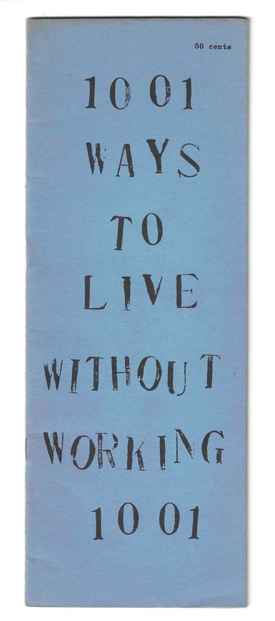 New York: The Birth Press, 1961. First Edition. Wraps. Very good. Thin quarto (4 1/8