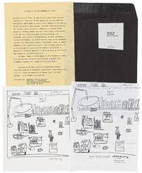 [Original Broadside Drawing]: “My Desk at 2:37 AM, November 18, 1984”