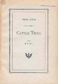 cover of The End of the Cattle Trail