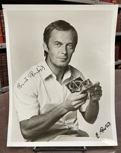 Signed Photograph of Erno Rubik, creator of Rubik's Cube