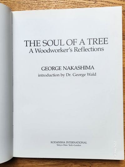 Soul of a Tree by Nakashima, George | paper | 1988 | Kodansha