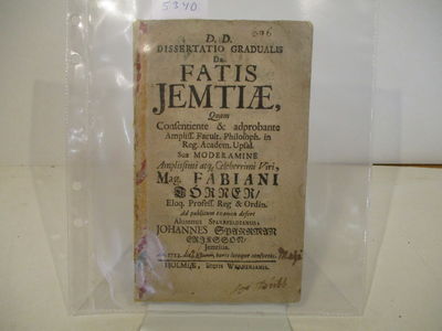 Dissertatio gradualis de Fatis Jemtiae, ...