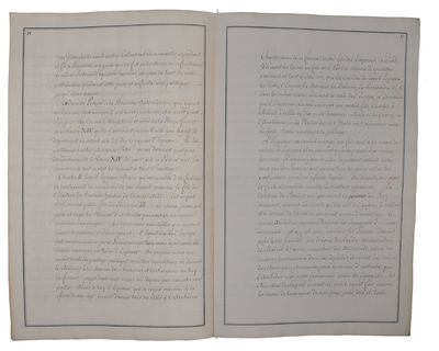 Mémoires concernant la Guerre pour la succession d'Autriche 1741 - 1748. 3 vols.  - [FINE FRENCH MANUSCRIPT ON THE WAR OF THE AUSTRIAN SUCCESSION] (photo 3)