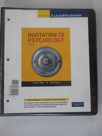 Invitation to Psychology, Books a la Carte Edition (5th Edition)