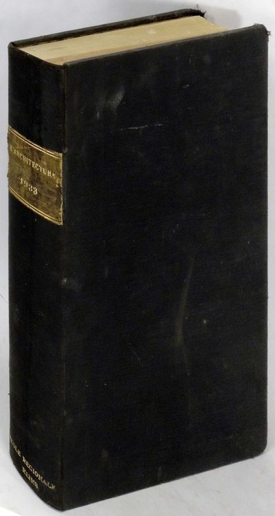 L'Architecture, 1933. Hardcover. Very Good. Hardcover. Includes all twelve issues from 1933. Ex-libr...