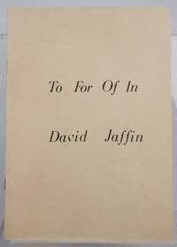 To For Of In de Jaffin, David - 1980 2020-11-17