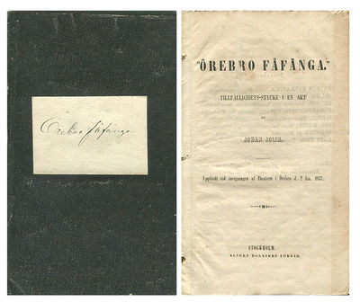 ”Örebro fåfänga.” Tillfällighets-stycke i en akt.…