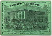 Ford's Hotel c.1880 Trade Card