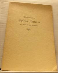 Minnesblad ur Holms säteris och dess bruks…