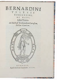 De Mari, Liber Unicus. Ad Illustriss. Ferdinandum Carrasam Soriani Comitem. - [PAVING THE WAY FOR...