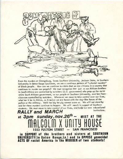 Southern U. Rally and March