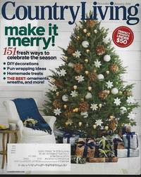 COUNTRY LIVING MAGAZINE DECEMBER 2014