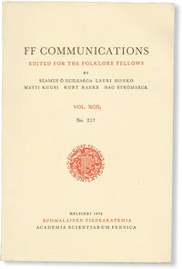 The Religion of the Slaves: A Study of the Religious Tradition and Behaviour of Plantation Slaves in the United States, 1830-1865 [Folklore Fellows FF Communications, Vol. XCII, no. 217]