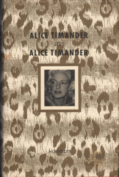 ALICE TIMANDER.
