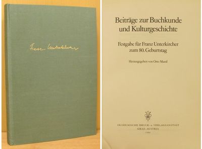 Beiträge zur Buchkunde und Kulturgeschichte.…