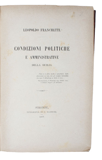 Condizione Politiche e Amministrative (+) I…