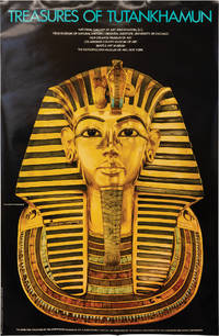 cover of Treasures of Tutankhamun (Original poster from the 1976 exhibition, frontal portrait variant)