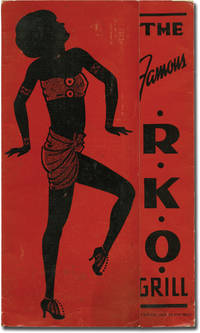 Menu for the RKO Grill, San Francisco, California