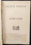 Slave Songs of the United States