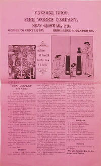 Poster: Fazzoni Bros. Fire Works CompaNY