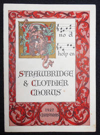 Strawbridge & Clothier Chorus program -- 1927 Christmas