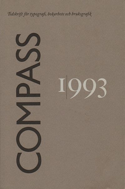 Compass. Tidskrift för typografi, bokarbete och…